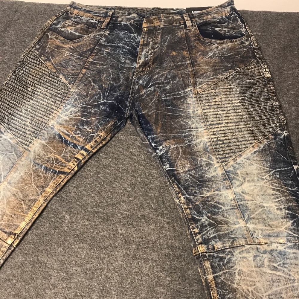 Urban slim Fit metallic jeans 👖skinny